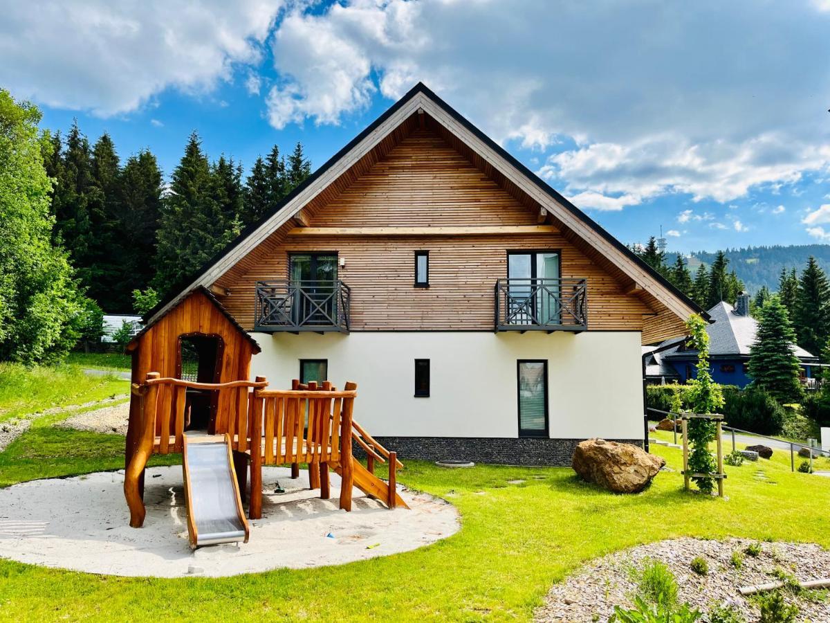 Ski Chalet Klinovec Лоучна-под-Клиновцем Экстерьер фото