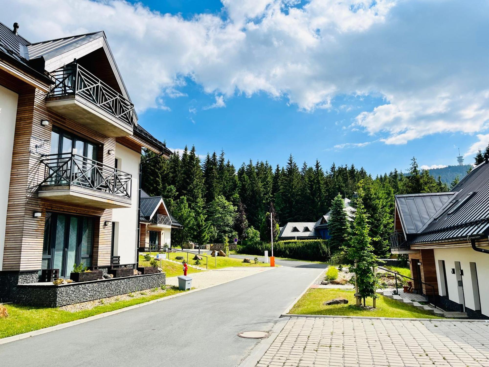 Ski Chalet Klinovec Лоучна-под-Клиновцем Экстерьер фото